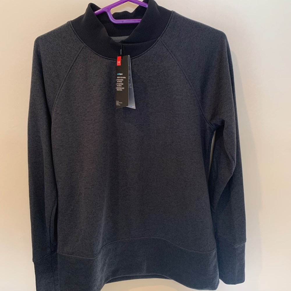 Under Armour Women's Dark gray tunic sweatshirt, small NWT